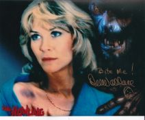 Dee Wallace E.T., The Howling Actress 10x8 inch Signed Photo. Good Condition. All autographs come