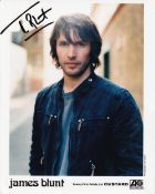 James Blunt Chart Topping Singer, Songwriter 10x8 inch Signed Photo. Good Condition. All