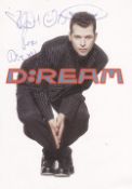 D: Ream (Pete Cunnah) Chart Topping Vocalist 6x4 inch Signed Promo Photo. Good Condition. All