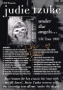 Judie Tzuke Chart Topping Singer Signed Concert Flyer. Good Condition. All autographs come with a