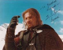Sean Bean Popular Actor, Lord of the Rings 10x8 Inch Signed Photo. Good Condition. All autographs