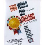 Geoff Hurst 1966 World Cup Winner and Hattrick Hero 10x8 inch Signed Photo. Good Condition. All