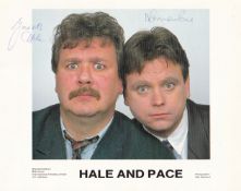 Hale and Pace Popular Comedy Entertainers 10x8 inch Signed Photo. Good Condition. All autographs