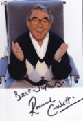 Ronnie Corbett Legendary Comedy Entertainer 6x4 inch Signed Photo. Good Condition. All autographs