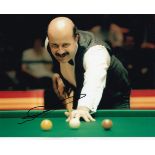 Willie Thorne Late Great Snooker Player 10x8 inch Signed Photo. Good Condition. All autographs