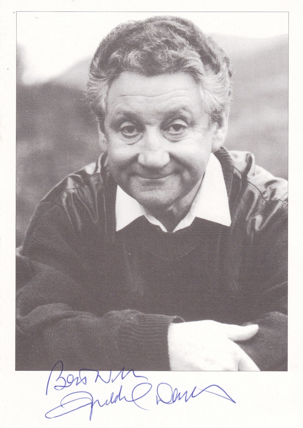 Freddie "Parrot Face" Davies Harry Potter Film Actor 8x6 inch Signed Photo. Good Condition. All