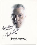 Derek Acorah Late Great Spiritual Medium, Most Haunted 10x8 Inch Signed Photo. Good Condition. All