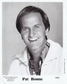 Pat Boone Chart Topping Superstar 10x8 inch Signed Photo. Good Condition. All autographs come with a