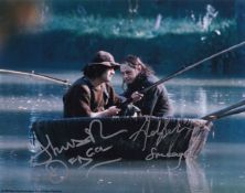 Andy Serkis and Thomas Robins Popular Actors, Lord of the Rings 10x8 Inch Signed Photo. Good