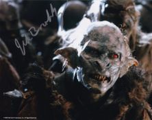 Jed Brophy Popular Actor, Lord of the Rings 10x8 Inch Signed Photo. Good Condition. All autographs