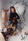 Evelyn Glennie Chart Topping Musician 7x5 inch Signed Photo. Good Condition. All autographs come