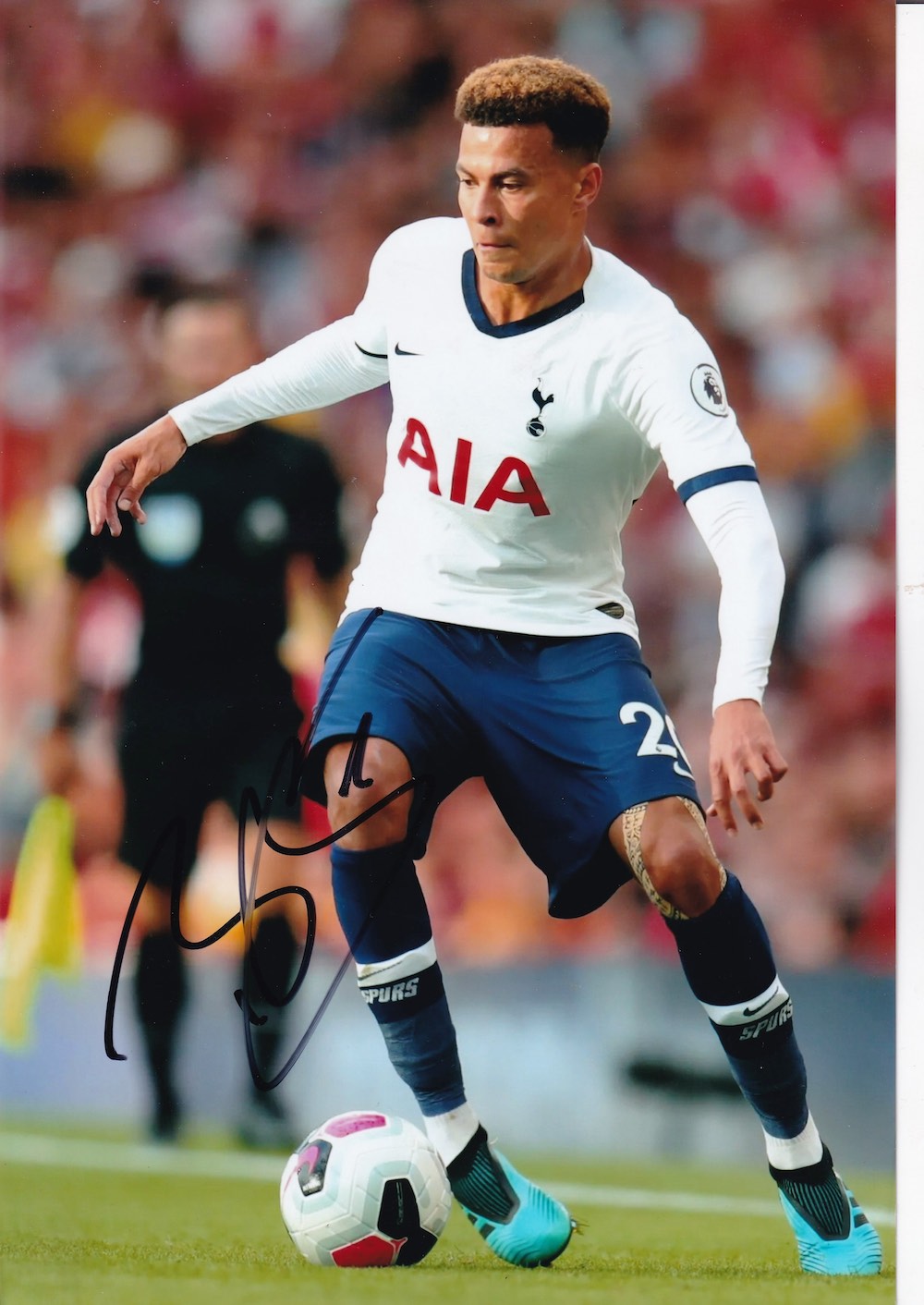 Aurier, Miller, Galvin, Hazard, Alli, Falco, Mido Tottenham Hotspur Footballers 10x 10x8 inch Signed - Image 5 of 10