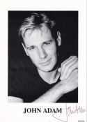 John Adam Australian Actor, Farscape 8x6 inch Signed Photo. Good Condition. All autographs come with