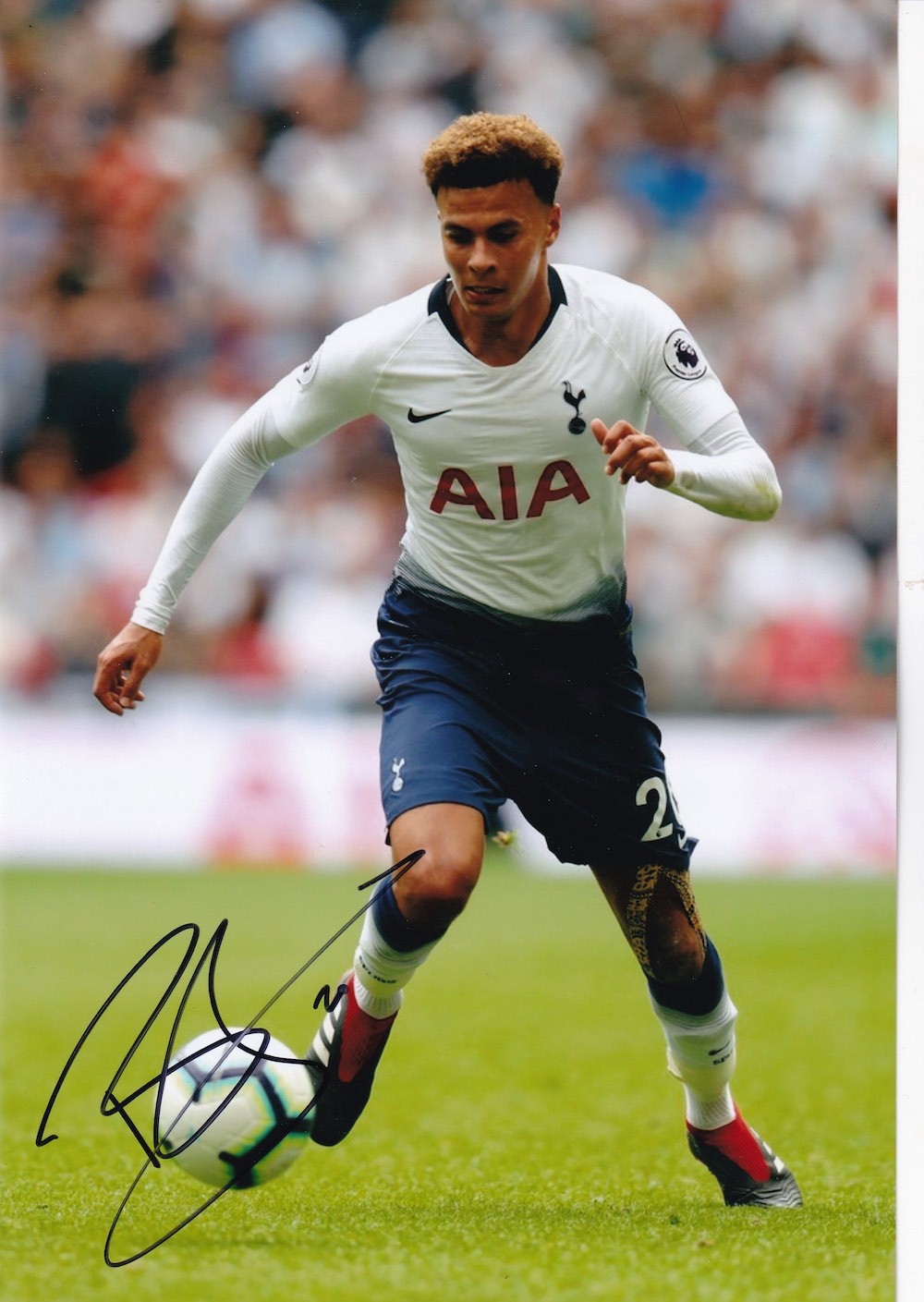 Aurier, Miller, Galvin, Hazard, Alli, Falco, Mido Tottenham Hotspur Footballers 10x 10x8 inch Signed - Image 7 of 10