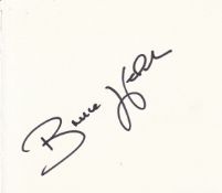 Bruce Welch The Shadows Guitarist Signed Card. Good Condition. All autographs come with a