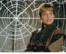 Jennifer Calvert Stargate SG1 Actress 10x8 Inch Signed Photo (with proof). Good Condition. All