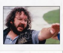 Peter Jackson Lord of the Rings Director 10x8 inch Signed Photo. Good Condition. All autographs come