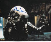 John Hurt Legendary British Actor, Aliens 10x8 inch Signed Photo. Good Condition. All autographs