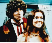 Louise Jameson Legendary Dr Who Actress 10x8 inch Signed Photo. Good Condition. All autographs