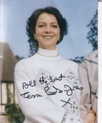 Tessa Peake Jones Only Fools and Horses Actress 10x8 inch Signed Photo. Good Condition. All