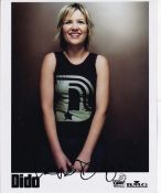 Dido Chart Topping Singer 10x8 inch Signed Promo Photo. Good Condition. All autographs come with a