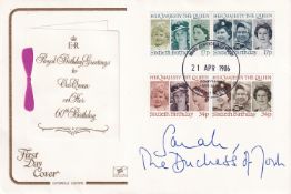 Sarah the Duchess of York Signed FDC. Good Condition. All autographs come with a Certificate of