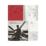 Football Manchester United legends multi signed hardback book titled Bill Foulkes Manchester