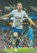 Football Harry Kane signed Totten Hotspur 12x8 colour photo. Harry Edward Kane MBE (born 28 July