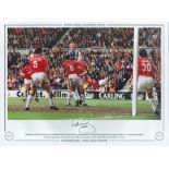 Football. David May Signed 16x12 colour photo. Autographed Editions, Limited Editions. Photo shows