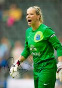 Football Rachel Brown signed Everton 12x8 colour photo. Good Condition. All autographs come with a