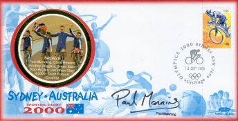 Olympics Paul Manning signed Sydney Australia Sporting Glory 2000 FDC PM Olympics 2000 Sydney NSW