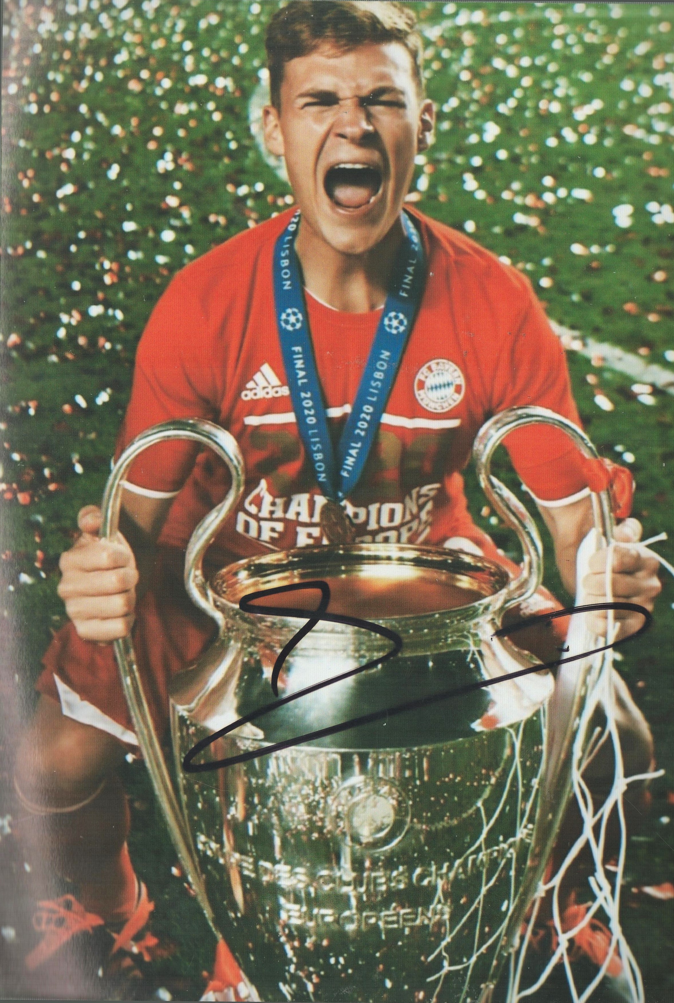 Football Joshua Kimmich signed Bayern Munich 12x8 colour photo. Good Condition. All autographs