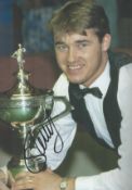 Snooker Stephen Hendry signed 12x8 colour photo. Stephen Gordon Hendry MBE (born 13 January 1969[4])