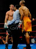 Boxing Roy Jones signed 16x12 colour photo pictured before his fight with Joe Calzaghe. Good