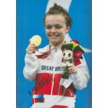 Paralympics Marie Summers Newton signed 12x8 colour photo. Maisie Summers-Newton MBE (born 26 July