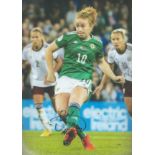 Football Rachel Furness signed Northern Ireland 12x8 colour photo. Rachel Furness (born 19 June