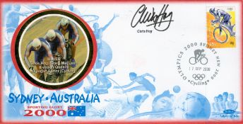 Olympics Chris Hoy signed Sydney Australia Sporting Glory 2000 FDC PM Olympics 2000 Sydney NSW