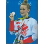 Olympics Siobhan-Marie O'Connor signed 12x8 colour photo. Siobhan-Marie O'Connor (born 29 November