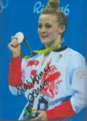 Olympics Siobhan-Marie O'Connor signed 12x8 colour photo. Siobhan-Marie O'Connor (born 29 November