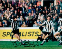 Football Malcom Macdonald signed Newcastle United 10x8 colour photo. Good Condition. All