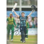 Cricket Tammy Beaumont signed 12x8 colour photo. Tamsin Tilley Beaumont MBE (born 11 March 1991)