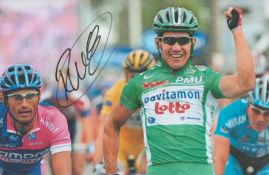 Cycling Robbie McEwen signed 12x8 colour photo. Robbie McEwen AM (born 24 June 1972) is an