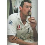 Cricket Ashley Giles signed 12x8 colour photo. Ashley Fraser Giles MBE (born 19 March 1973) is a