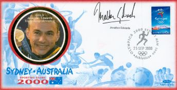 Olympics Jonathan Edwards signed Sydney Australia Sporting Glory 2000 Olympics 2000 Sydney NSW