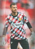 Football Martin Dubravka signed Manchester United 12x8 colour photo. Good Condition. All