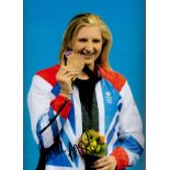 Olympics Rebecca Adlington signed 12x8 colour photo. Rebecca Adlington OBE (born 17 February 1989)