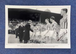 Football. Peter McPartland Signed 18x12 black and white photo. Photo shows HRH Duke of Edinburgh