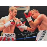 Boxing, Tony Jeffries signed 16x12 colour photograph signed in silver marker pen. Jeffries (born 2