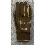 Golf Michael Campbell signed Black Slazenger glove. Good Condition. All autographs come with a