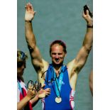 Olympics Steve Redgrave signed 12x8 colour photo. Sir Steven Geoffrey Redgrave CBE DL (born 23 March